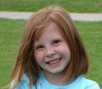 Little girl smiling!